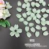 Horquilla Tocado Aretes Material Estilo Antiguo DIY Hoja de Lirio Gota de Agua Flor de Cerezo Zafiro Pétalos Esmaltados Accesorios Dinastía Han para Mujer