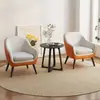 Apartamento Pequeno Varanda Minimalista Moderna Cadeira de Lazer Sofá Preguiçoso Quarto Único Escritório Hotel Apartamento Cadeira de Reunião