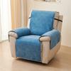 Cadeira elétrica antiderrapante Four Seasons Almofada de sofá universal Chenille Cor sólida Almofada de sofá anti-sujeira Almofada de sofá reclinável individual