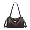 Bolsos para Mujer 2026 Nuevo Estilo Bolso de Hombro y Axila Bolso Boston Piel Suave para Mujer Bolso Almohada de Alta Gama Bolso Cruzado para Viajes