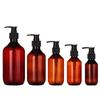 300 500ml frasco de desinfetante para as mãos atacado suprimentos de hotel frasco de xampu frasco de óleo essencial frasco de plástico frasco de compressão