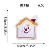 Parche de bordado de toalla lindo estilo japonés con diseños de gato y helado, parche adhesivo desmontable para decoración de ropa y bolsas, parche para bricolaje