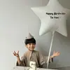 Globo de Película de Aluminio de Cinco Estrellas Oversized para Instagram, Decoración de Escenario de Cumpleaños Infantil, Accesorios para Fotos, Diseño de Fondo