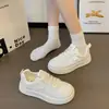Nuevas zapatillas ins versión coreana 2026 para mujer, zapatillas de correr transpirables de otoño con suela gruesa y parte superior de cuero