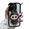 El Modelo de Soporte Labubu es Adecuado para Funda de Teléfono Móvil Huawei Mate60Pro Todo Incluido Pura70/Nova12 Glory Anti-Caída