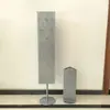 Soporte de exhibición giratorio de tablero metálico perforado personalizado 360 grados Placa de acero engrosada giratoria Soporte de exhibición popular de exportación