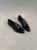 Chuyuji 2026 Nuevos Mocasines Vintage Sencillos para Mujer, Zapatos de Piel Slip-On de Tacón Grueso Estilo Británico