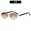 Gafas de Sol Poligonales Retro Europeas y Americanas Simples Versátiles Personalizadas Viaje Vacaciones Conducción Protección Solar Moda Transfronterizas