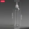 Botella Dosificadora de Plástico Transparente para Mascotas, Punta Dosificadora, 50 60 100ml 500 1000ml, Venta al por Mayor