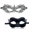 Máscara de Renda para Halloween Conjunto de Venda para Olhos de Princesa Sexy para Casal Máscara Preta de Renda Meio Rosto para Lojas Noturnas de Mulheres Formatura