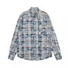 Camisa a cuadros estilo japonés para hombre, de manga larga, de otoño, nueva, moderna, combinable con todo, informal, holgada, para trabajo, juvenil