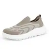 Mocasines sin cordones para hombre y mujer, zapatos de verano de malla transpirable fly-knit, talla 45 zapatos grandes, zapatos para personas mayores, zapatos para caminar