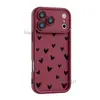 Funda para Teléfono con Forma de Corazón Más Vendida de Amazon, Sensación de Gama Alta de Nicho, Funda de Silicona de Cobertura Total para Apple 16, iPhone 17 Pro Max
