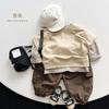 Estilo Retro~Pantalones Cargo para Niños 2026 Otoño Nuevo Estilo Pantalones Casuales para Niños y Niñas, Estilo Coreano de Moda Ropa Infantil