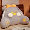 Cojín de cama para dormitorio de estudiantes, bonito y suave, con respaldo grande, para leer, para la cintura