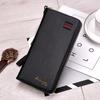 Bolso pequeño para hombre, cartera larga para hombre, bolso de mano para teléfono móvil, cartera informal con cremallera de gran capacidad al por mayor para hombre