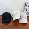 Boné de Baseball com Miçangas Estilo Coreano para Primavera e Verão com Aba Larga para Realçar o Formato do Rosto, Chapéu de Sol Casual Versátil para Atividades ao Ar Livre