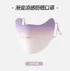 Máscara solar sin costuras de verano anti-ultravioleta de alto valor, fina, transpirable, de seda helada, para el ángulo de los ojos, máscara de cara completa, ácido hialurónico