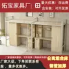 Camas para Apartamentos de Estudiantes, Camas para Apartamentos de Residencias Estudiantiles, Litera con Gabinetes, Camas para Estudiantes con Armarios y Escritorios de Computadora