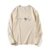 Estilo Nuevo Primavera y Otoño Diseño de Estampado de Gato Lindo de Dibujos Animados Estilo Dulce Ropa Exterior Informal Versátil Top de Manga Larga para Niñas