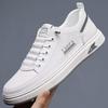 Zapatos Deportivos Blancos Transpirables para Hombre Nueva Colección Primavera 2026 Zapatillas Deportivas Gruesas de Suela Tendencia Versátil Zapatillas Casuales Zapatos de Moda