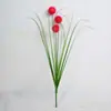 Simulação Bola de Juncos Cabo Grama Dente-de-leão Cenário Pastoral Decoração de Casamento Planta Verde Simulação Bola de Pelo Grama de Cebola Atacado