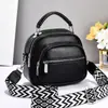2025 Bolso Cruzado Nuevo Multicompartimento Moda Bolso para Mujer Popular Casual Versátil para Viajes Cortos Bolso Redondo Pequeño