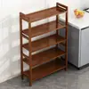 Prateleira de Armazenamento para Cozinha, Prateleira de Armazenamento de Panelas e Temperos de Múltiplas Camadas de Chão, Cesta de Frutas e Legumes e Prateleira de Armazenamento de Louças Doméstica