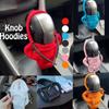 En stock cabello lacio Amazon palanca de cambios de coche cubierta con capucha manija decoración sudadera con capucha cubierta de freno de mano perilla de cambio conexión