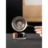 Filtro de chá de titânio puro, coador de chá ultrafino individual, de alta qualidade, com cabo de madeira, acessórios para cerimônia do chá, separador de chá, filtro de chá