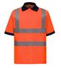 Ropa Polo Reflectante de Manga Larga y Corta Transfronteriza Europea y Americana Logo Personalizado Seguridad Sitio de Construcción Ingeniería Ropa de Trabajo de Secado Rápido