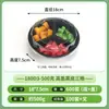 Caja Desechable para Fruta Transparente con Tapa Caja de Embalaje de Plástico Caja para Llevar Caja Gruesa con Compartimentos Caja para Fruta Cortada y Ensalada