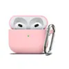 Adecuado para Estuches de Auriculares Apple AirPods Pro2/3 Estuches de Silicona para Auriculares 2ª/3ª Generación Protección de Auriculares AirPods de 4ª Generación