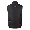 Chaleco de Ropa con Aire Acondicionado para Hombres, Refrigeración de Verano y Prevención de Golpes de Calor, Sitio de Construcción al Aire Libre, Protección Laboral, Carga con Ventilador, Ropa de Trabajo Refrigerada, Fabricante