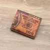 Cartera Transfronteriza Estilo Corto para Hombre 80% de Descuento Múltiples Ranuras para Tarjetas Cartera de Cuero Suministro Directo del Fabricante Cartera Retro Europea y Americana Personalizada para Billetes de Dólar