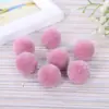 Bolas de pelúcia coloridas feitas à mão para DIY de alta elasticidade mais vendidas, tamanhos variados, pompons de caxemira, materiais decorativos mistos, fio