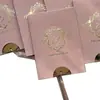 Invitaciones de Acrílico Espejo de Alta Gama Hechas a Medida de Fábrica con Sobres de Terciopelo Estampados en Oro y Borlas para Bodas e Invitaciones de Negocios