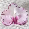 Cabezas de flores artificiales de orquídea mariposa, materiales para flores de pared, materiales para pasadores y accesorios para el cabello hechos a mano para DIY, piezas de flores y accesorios de pétalos para decoración de bodas