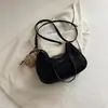 Bolso de hombro de moda de invierno 2026 estilo coreano, bolso de axila simple y elegante, bolso cruzado único y estético