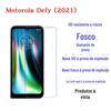 Aplicável ao Motorola Defy (2021) película protetora de tela película macia para celular película HD fosca