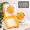 Caixa de Presente Embalagem de Bolo da Lua de Abóbora 0,5kg Pedaços 500g Festival do Meio Outono Bolsa Tote de Alta Qualidade 4 Peças Caixa Vazia