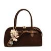 Bolsa pequena retrô feminina 2024 nova bolsa crossbody de outono e inverno para todos os jogos bolsa de ombro elegante