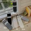 Calcetines de mezcla de lana para mujer, nuevos para otoño e invierno 2026, con bloques de color, borde enrollado, doble costura, tipo felpa, calcetines de media pantorrilla para mujer