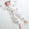 Pijama de dos piezas para niños Mengqili de Primavera y Otoño, Mono de Franela para Bebé, Saco de Dormir Transfronterizo para Bebés y Niños Pequeños