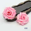 Flores de rosa simulação materiais DIY acessórios de cabelo fabricação decoração de chapéu flores decoração de casamento novas flores de rosa com diamante