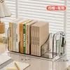 Soporte de Libro Integrado con Portalápices Estante de Almacenamiento para Organización de Libros Estudiantiles Estante Portátil de Escritorio para Almacenamiento de Libros