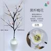 Flor de ciruelo individual artificial flor de durazno ciruelo conservado flor de seda decoración belleza sala de estar flor artificial fábrica xiaoxiumei venta al por mayor
