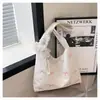 Bolso de Gran Capacidad Estilo Relajado para Mujer 2026 Nuevo Casual Versátil Bolso de Hombro para Viajes Diarios Bolso Ligero de Tela