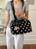 Bolsas de Moda Transfronterizas 2026 Verano Nueva Moda Ligera Elegante Bolso de Mujer Lunares Nicho Versátil Simple Bolso de Hombro