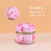Latas de Chá Folha de Flandres Seladas Domésticas Caixas de Embalagem de Chá para Viagem de Negócios Bagagem de Mão Estilo Japonês Chá Aromatizado Latas Pequenas Redondas
